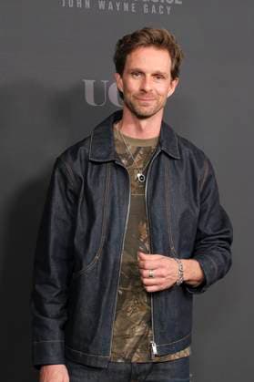NEW YORK, NY- OCTOBER 9: Nick Gehlfuss at Peacock™s Devil In Disguise: John Wayne Gacy Premiere at DGA NY Theater on October 9, 2025 in New York City. Copyright: xKatiexGodowskix