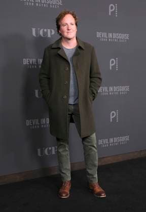 NEW YORK, NY- OCTOBER 9: Patch Darragh at Peacock™s Devil In Disguise: John Wayne Gacy Premiere at DGA NY Theater on October 9, 2025 in New York City. Copyright: xKatiexGodowskix