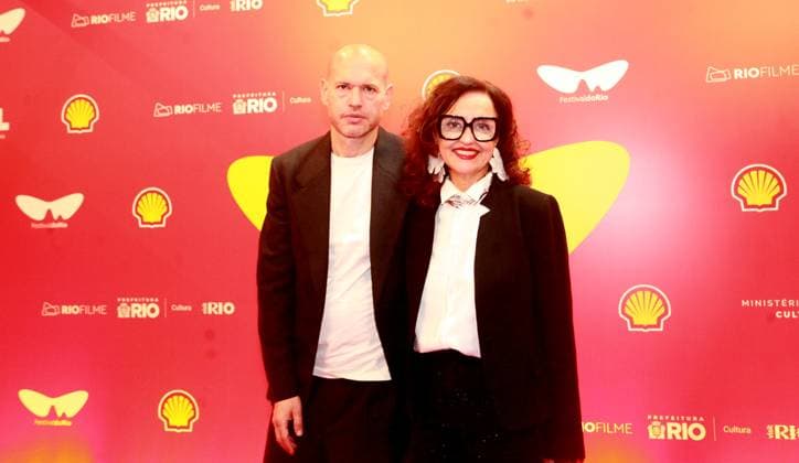 RECORD DATE NOT STATED pre-premiere of the film yes at the odeon cinema rio de janeiro(rj), 10 09 2025- cinema festival rj- israeli filmmaker and writer nadav lapid accompanied by director ilda santiago, during the premiere of the film yes, during the rio film festival, held at the cine odeon in the city of rio de janeiro, this thursday, october 9, 2025. (Foto: Onofre Veras Thenews2 imago images) pre-premiere of the film yes at the odeon cinema  Copyright: xPicasax