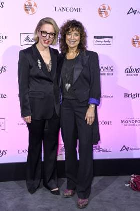 Presentation of the BRIGITTE Award Susanna Riethmüller, Editor-in-Chief of BRIGITTE, and Isabel Varell at the BRIGITTE Award ceremony at the Bertelsmann Representative Office in Berlin on 09 10 2025 Copyright: xEventpressxBerndtx