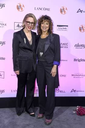 Presentation of the BRIGITTE Award Susanna Riethmüller, Editor-in-Chief of BRIGITTE, and Isabel Varell at the BRIGITTE Award ceremony at the Bertelsmann Representative Office in Berlin on 09 10 2025 Copyright: xEventpressxBerndtx