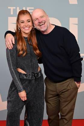 Tiger Kirchharz with guest at the premiere of the Sky series The Iris Affair at Mathäser Filmpalast Munich, 09 10 2025 Foto:xR.xHeinex xFuturexImagex iris_5005