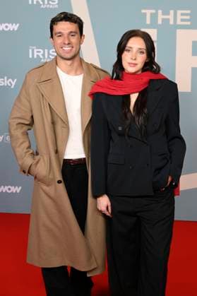 Marijke Smittenaar with companion at the premiere of the Sky series The Iris Affair at Mathäser Filmpalast Munich, 09 10 2025 Foto:xR.xHeinex xFuturexImagex iris_5018