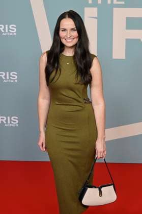 Jana Riva at the premiere of the Sky series The Iris Affair at Mathäser Filmpalast Munich, 09 10 2025 Foto:xR.xHeinex xFuturexImagex iris_5021