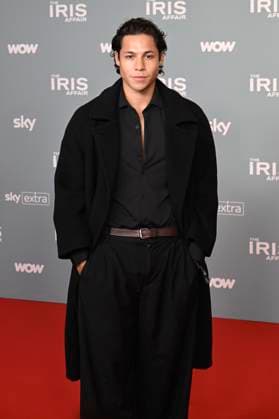 Leon Klein at the premiere of the Sky series The Iris Affair at Mathäser Filmpalast Munich, 09 10 2025 Foto:xR.xHeinex xFuturexImagex iris_5024