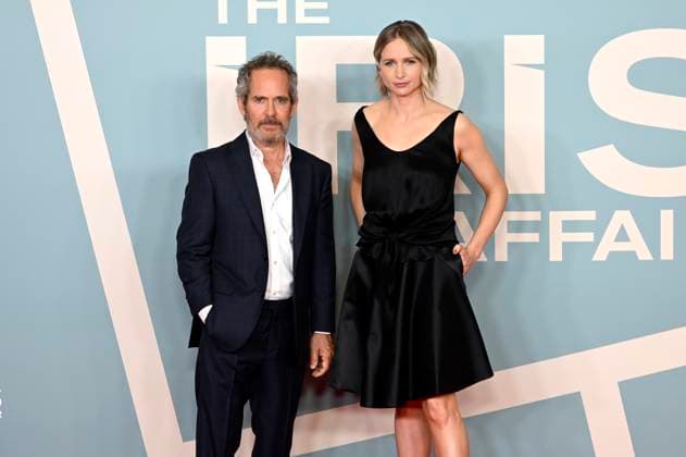 Tom Hollander and Niamh Algar at the premiere of the Sky series The Iris Affair at Mathäser Filmpalast Munich, 09 10 2025 Foto:xR.xHeinex xFuturexImagex iris_5038