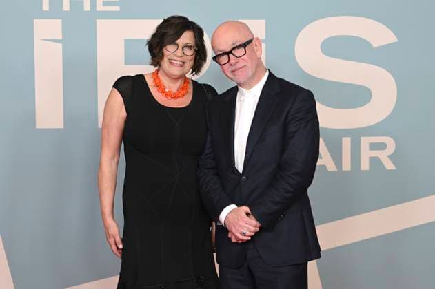 Neil Cross with guest at the premiere of the Sky series The Iris Affair at Mathäser Filmpalast Munich, 09 10 2025 Foto:xR.xHeinex xFuturexImagex iris_5049