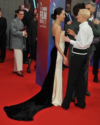 Ballad of a Small Player London Fim Festival premiere Fala Chen and Tilda Swinton at the Ballad of a Small Player 69th BFI London Film Festival headline gala, day 2, Royal Festival Hall, Belvedere Road, on Thursday 09 October 2025 in London, England, UK.  CAP CAN CAN London UK Great Britain Copyright: xCanxNguyen CapitalxPicturesx