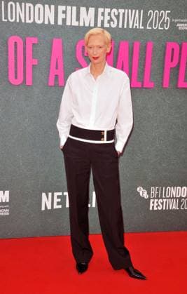 Ballad of a Small Player London Fim Festival premiere Tilda Swinton at the Ballad of a Small Player 69th BFI London Film Festival headline gala, day 2, Royal Festival Hall, Belvedere Road, on Thursday 09 October 2025 in London, England, UK.  CAP CAN CAN London UK Great Britain Copyright: xCanxNguyen CapitalxPicturesx