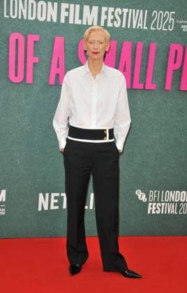 Ballad of a Small Player London Fim Festival premiere Tilda Swinton at the Ballad of a Small Player 69th BFI London Film Festival headline gala, day 2, Royal Festival Hall, Belvedere Road, on Thursday 09 October 2025 in London, England, UK.  CAP CAN CAN London UK Great Britain Copyright: xCanxNguyen CapitalxPicturesx