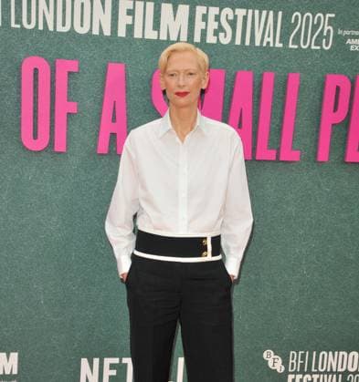 Ballad of a Small Player London Fim Festival premiere Tilda Swinton at the Ballad of a Small Player 69th BFI London Film Festival headline gala, day 2, Royal Festival Hall, Belvedere Road, on Thursday 09 October 2025 in London, England, UK.  CAP CAN CAN London UK Great Britain Copyright: xCanxNguyen CapitalxPicturesx