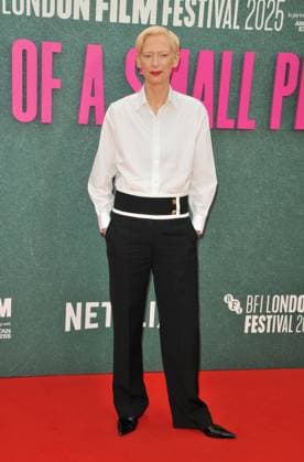 Ballad of a Small Player London Fim Festival premiere Tilda Swinton at the Ballad of a Small Player 69th BFI London Film Festival headline gala, day 2, Royal Festival Hall, Belvedere Road, on Thursday 09 October 2025 in London, England, UK.  CAP CAN CAN London UK Great Britain Copyright: xCanxNguyen CapitalxPicturesx
