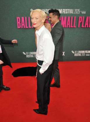 Ballad of a Small Player London Fim Festival premiere Tilda Swinton at the Ballad of a Small Player 69th BFI London Film Festival headline gala, day 2, Royal Festival Hall, Belvedere Road, on Thursday 09 October 2025 in London, England, UK.  CAP CAN CAN London UK Great Britain Copyright: xCanxNguyen CapitalxPicturesx