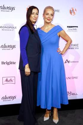 Pinar Atalay and Julija Nawalnaja Yulia Navalnaya at the 2nd Brigitte Award 2025 ceremony at the Bertelsmann Representative Office in Berlin, 09 10 2025 Foto:xA.xBuggex xFuturexImagex brigitte_5041