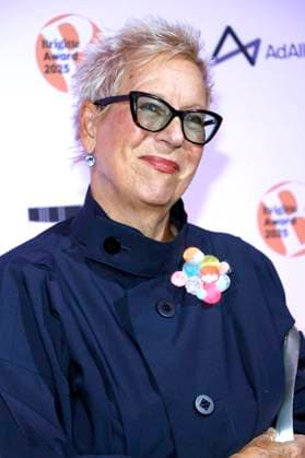 Doris Dörrie at the 2nd Brigitte Award 2025 ceremony at the Bertelsmann Representative Office in Berlin, 09 10 2025 Foto:xA.xBuggex xFuturexImagex brigitte_5057