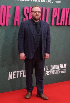 UK premiere of Ballad of a Small Player Matthew James Wilkinson at the UK premiere of Ballad of a Small Player at the 69th BFI London Film Festival at The Royal Festival Hall in London. London Royal Festival Hall UK Copyright: xFredxDuvalx