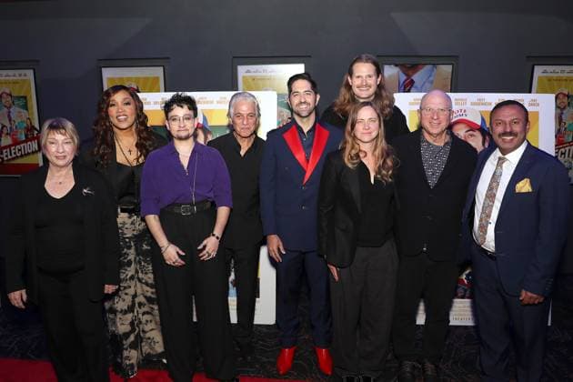 New York premiere of Re-Election at the Regal Union Square Featuring: (L-R) Jeanne Berney (COO Picturehouse), Kym Whitley, Bex Taylor-Klaus, Tony Danza, Adam Saunders (Director, Writer, Producer, Cast), Mac Hendricks (Producer), Eriks Hampson (Producer), Bob Berney (CEO Picturreshouse) and Rizwan Manji Where: New York, New York, United States When: 09 Oct 2025 Credit: Marion Curtis StarPix for Picturehouse INSTARimages EDITORIAL USE ONLY. NOT FOR USE BY NEWSPAPERS BASED IN THE UK. Copyright: xMarionxCurtisx xStarPixxforxPicturehousex instar55167164