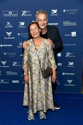 Heinrich Schafmeister with his wife Jutta Schafmeister at the presentation of the German Acting Award 2025 at the Hotel Pullman Berlin Schweizerhof Berlin, 09 10 2025 Foto:xF.xKernx xFuturexImagex schauspielrpreis_5092