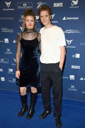 Linda Blümchen and Simon Steinhorst at the presentation of the German Acting Award 2025 at the Hotel Pullman Berlin Schweizerhof Berlin, 09 10 2025 Foto:xF.xKernx xFuturexImagex schauspielrpreis_5104