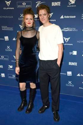 Linda Blümchen and Simon Steinhorst at the presentation of the German Acting Award 2025 at the Hotel Pullman Berlin Schweizerhof Berlin, 09 10 2025 Foto:xF.xKernx xFuturexImagex schauspielrpreis_5105