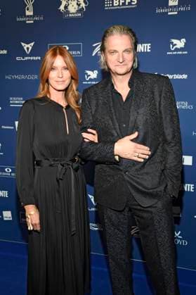 Esther Schweins and Stefan Jürgens at the presentation of the German Acting Award 2025 at the Hotel Pullman Berlin Schweizerhof Berlin, 09 10 2025 Foto:xF.xKernx xFuturexImagex schauspielrpreis_5109