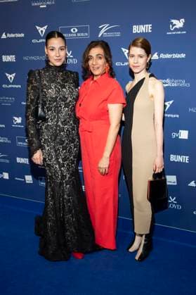 Beritan Balci, Ilknur Boyraz and Luise Aschenbrenner at the German Acting Award 2025 ceremony at the Hotel Pullman Berlin Schweizerhof Berlin, 09 10 2025 Foto:xF.xKernx xFuturexImagex schauspielrpreis_5129