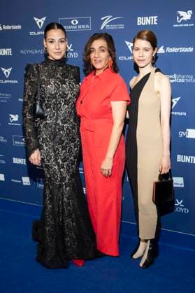 Beritan Balci, Ilknur Boyraz and Luise Aschenbrenner at the German Acting Award 2025 ceremony at the Hotel Pullman Berlin Schweizerhof Berlin, 09 10 2025 Foto:xF.xKernx xFuturexImagex schauspielrpreis_5130