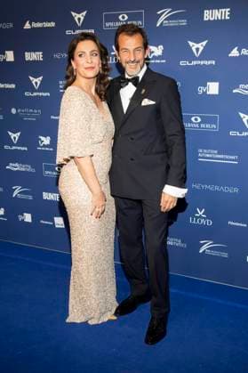 Nadine Heidenreich and Hans Werner Meyer at the presentation of the German Drama Award 2025 at the Hotel Pullman Berlin Schweizerhof Berlin, 09 10 2025 Foto:xF.xKernx xFuturexImagex schauspielrpreis_5143