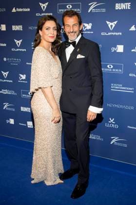 Nadine Heidenreich and Hans Werner Meyer at the presentation of the German Drama Award 2025 at the Hotel Pullman Berlin Schweizerhof Berlin, 09 10 2025 Foto:xF.xKernx xFuturexImagex schauspielrpreis_5144