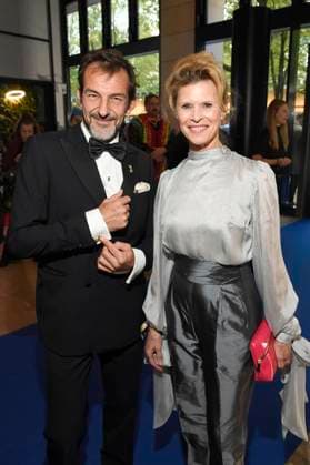 Hans Werner Meyer and Leslie Malton at the presentation of the German Acting Award 2025 at the Hotel Pullman Berlin Schweizerhof Berlin, 09 10 2025 Foto:xF.xKernx xFuturexImagex schauspielrpreis_5160