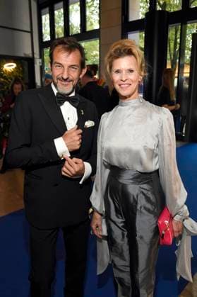 Hans Werner Meyer and Leslie Malton at the presentation of the German Acting Award 2025 at the Hotel Pullman Berlin Schweizerhof Berlin, 09 10 2025 Foto:xF.xKernx xFuturexImagex schauspielrpreis_5161