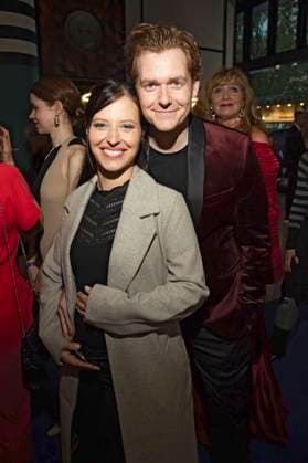Nadja Jo Klapper und Johannes Heinrichs bei der Verleihung des Deutschen Schauspielpreises 2025 im Hotel Pullman Berlin Schweizerhof. Berlin, 09.10.2025 Foto:xF.xKernx xFuturexImagex schauspielrpreis_5172