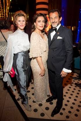Leslie Malton, Nadine Heidenreich and Hans Werner Meyer at the presentation of the German Acting Award 2025 at the Hotel Pullman Berlin Schweizerhof Berlin, 09 10 2025 Foto:xF.xKernx xFuturexImagex schauspielrpreis_5176