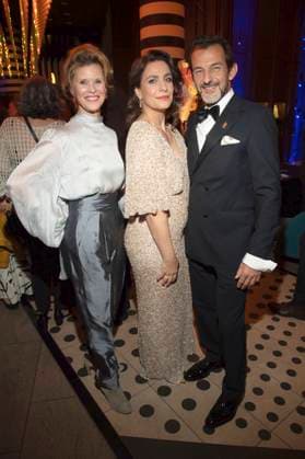 Leslie Malton, Nadine Heidenreich and Hans Werner Meyer at the presentation of the German Acting Award 2025 at the Hotel Pullman Berlin Schweizerhof Berlin, 09 10 2025 Foto:xF.xKernx xFuturexImagex schauspielrpreis_5177
