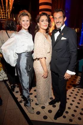 Leslie Malton, Nadine Heidenreich and Hans Werner Meyer at the presentation of the German Acting Award 2025 at the Hotel Pullman Berlin Schweizerhof Berlin, 09 10 2025 Foto:xF.xKernx xFuturexImagex schauspielrpreis_5178