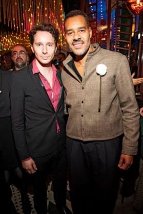 Jonathan Berlin and Michael Klammer at the presentation of the German Drama Award 2025 at the Hotel Pullman Berlin Schweizerhof Berlin, 09 10 2025 Foto:xF.xKernx xFuturexImagex schauspielrpreis_5187