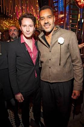 Jonathan Berlin and Michael Klammer at the presentation of the German Drama Award 2025 at the Hotel Pullman Berlin Schweizerhof Berlin, 09 10 2025 Foto:xF.xKernx xFuturexImagex schauspielrpreis_5188