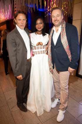 Bernhard Bettermann, Victoire Laly and Stephan Grossmann at the presentation of the German Acting Award 2025 at the Hotel Pullman Berlin Schweizerhof Berlin, 09 10 2025 Foto:xF.xKernx xFuturexImagex schauspielrpreis_5226