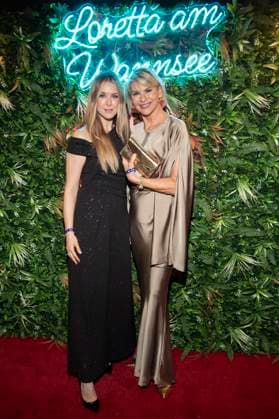 Nina Ensmann and Barbara Klein at the German Acting Award 2025 ceremony at the Hotel Pullman Berlin Schweizerhof Berlin, 09 10 2025 Foto:xF.xKernx xFuturexImagex schauspielrpreis_5236