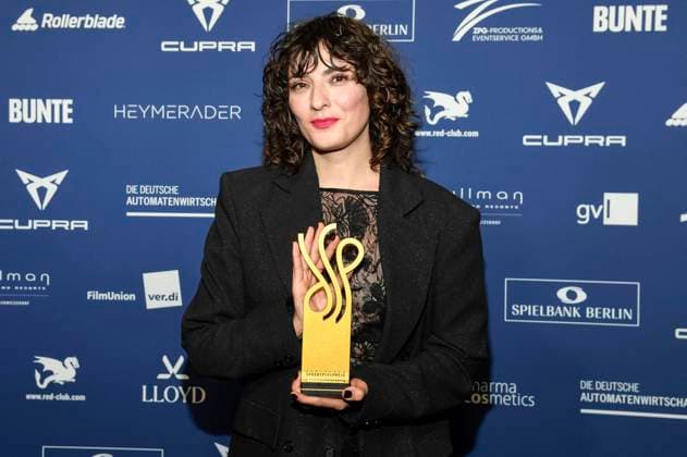 Seyneb Saleh at the presentation of the German Acting Award 2025 at the Hotel Pullman Berlin Schweizerhof Berlin, 09 10 2025 Foto:xF.xKernx xFuturexImagex schauspielrpreis_5246