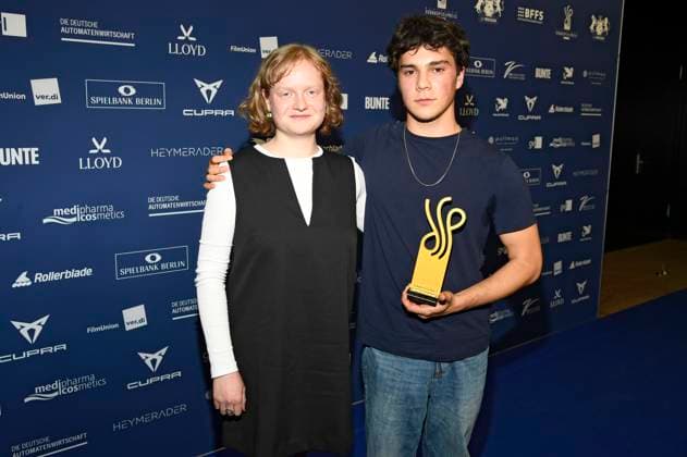 Luise von Stein and Carlo Krammling at the presentation of the German Acting Award 2025 at the Hotel Pullman Berlin Schweizerhof Berlin, 09 10 2025 Foto:xF.xKernx xFuturexImagex schauspielrpreis_5252