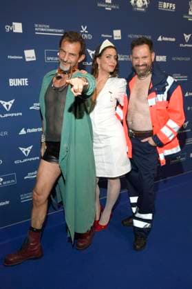 Hans Werner Meyer, Nadine Heidenreich and Christian Senger at the presentation of the German Acting Award 2025 at the Hotel Pullman Berlin Schweizerhof Berlin, 09 10 2025 Foto:xF.xKernx xFuturexImagex schauspielrpreis_5257
