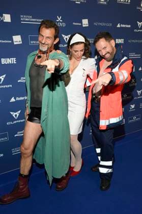 Hans Werner Meyer, Nadine Heidenreich and Christian Senger at the presentation of the German Acting Award 2025 at the Hotel Pullman Berlin Schweizerhof Berlin, 09 10 2025 Foto:xF.xKernx xFuturexImagex schauspielrpreis_5258