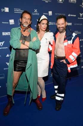 Hans Werner Meyer, Nadine Heidenreich and Christian Senger at the presentation of the German Acting Award 2025 at the Hotel Pullman Berlin Schweizerhof Berlin, 09 10 2025 Foto:xF.xKernx xFuturexImagex schauspielrpreis_5259