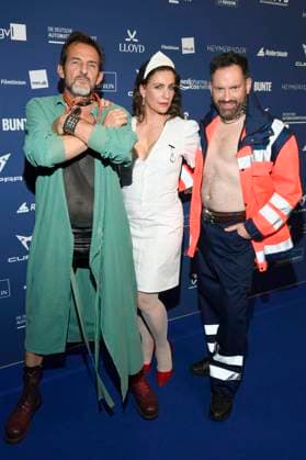 Hans Werner Meyer, Nadine Heidenreich and Christian Senger at the presentation of the German Acting Award 2025 at the Hotel Pullman Berlin Schweizerhof Berlin, 09 10 2025 Foto:xF.xKernx xFuturexImagex schauspielrpreis_5260