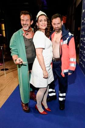 Hans Werner Meyer, Nadine Heidenreich and Christian Senger at the presentation of the German Acting Award 2025 at the Hotel Pullman Berlin Schweizerhof Berlin, 09 10 2025 Foto:xF.xKernx xFuturexImagex schauspielrpreis_5263