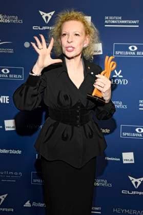Sunnyi Melles at the presentation of the German Acting Award 2025 at the Hotel Pullman Berlin Schweizerhof Berlin, 09 10 2025 Foto:xF.xKernx xFuturexImagex schauspielrpreis_5277