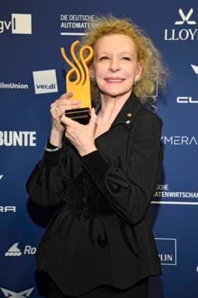 Sunnyi Melles at the presentation of the German Acting Award 2025 at the Hotel Pullman Berlin Schweizerhof Berlin, 09 10 2025 Foto:xF.xKernx xFuturexImagex schauspielrpreis_5280
