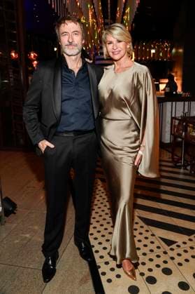 Guido Broscheit and Barbara Klein at the presentation of the German Acting Award 2025 at the Hotel Pullman Berlin Schweizerhof Berlin, 09 10 2025 Foto:xF.xKernx xFuturexImagex schauspielrpreis_5286