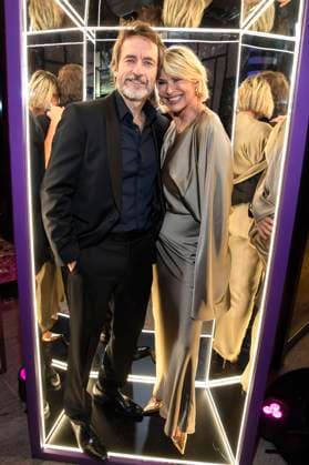 Guido Broscheit and Barbara Klein at the presentation of the German Acting Award 2025 at the Hotel Pullman Berlin Schweizerhof Berlin, 09 10 2025 Foto:xF.xKernx xFuturexImagex schauspielrpreis_5287